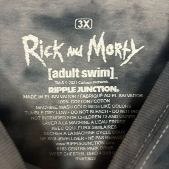 Rick and Morty With Summer tie dye tshirt size 3XL - Picture 4 of 4